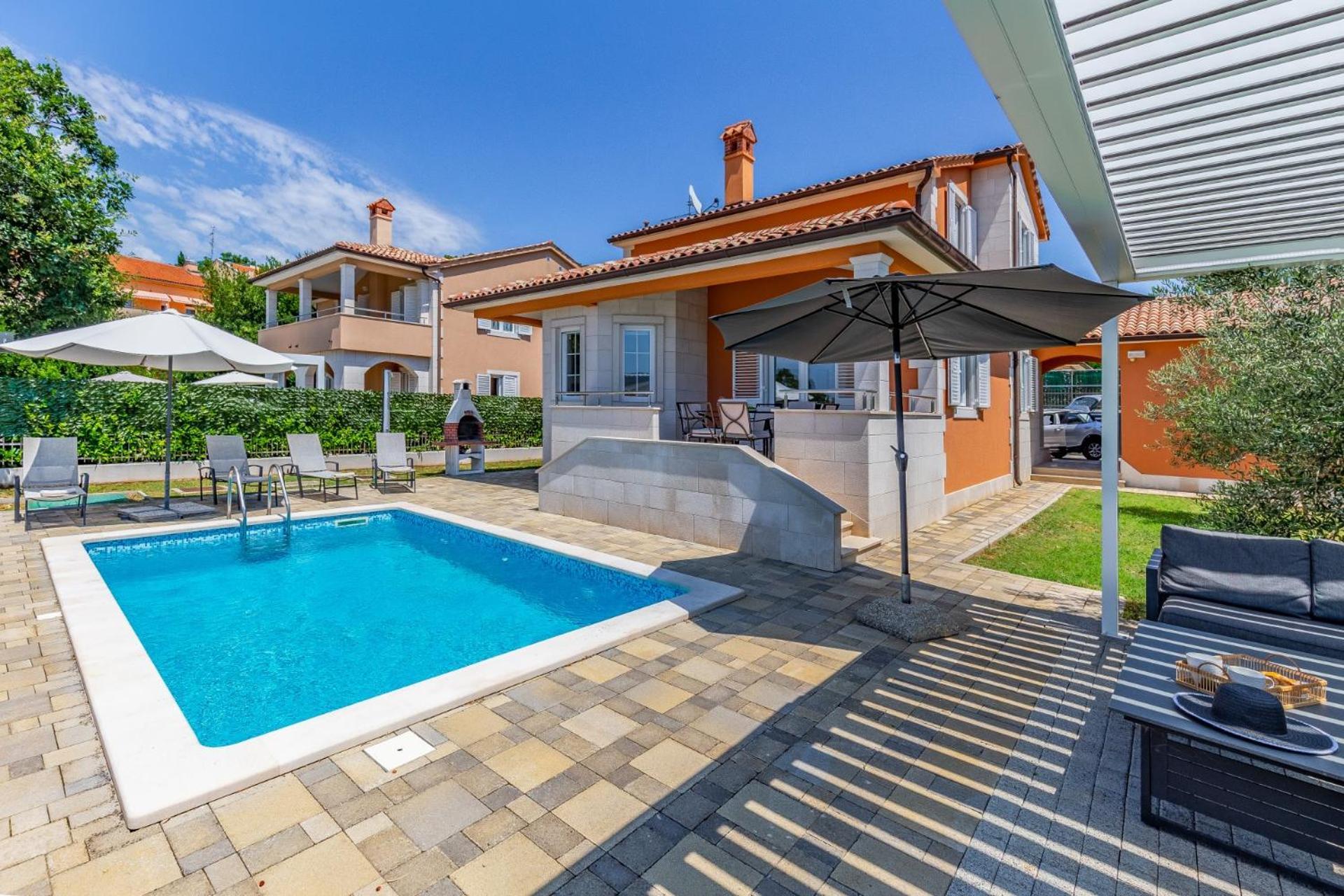 Villas Lotus With Pool And Jacuzzi Pula Exterior foto